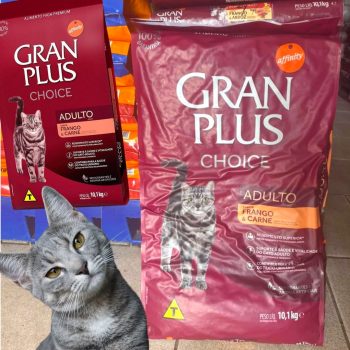 Ração Gran Plus Choice Gato Adulto Frago/Carne 10,1Kg