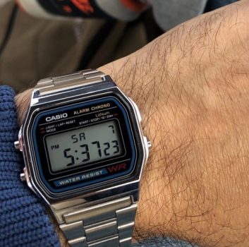 Relógio Casio Vintage Unissex Digital A158WA-1DF