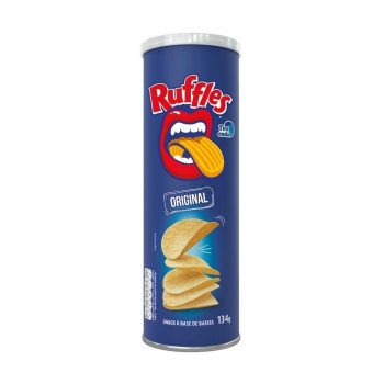 Salgadinho a Base de Batata Original Ruffles Tira Onda Elma Chips Tubo 134g