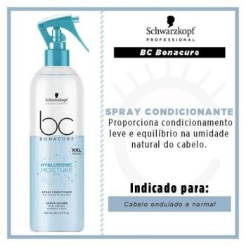 Schwarzkopf BC Hyaluronic Moisture Kick - Spray Condicionante - Schwarzkopf Professional