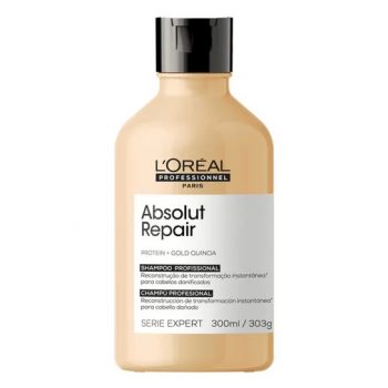 Shampoo Reparador Absolut Repair Gold Quinoa Serie Expert 300 Ml, L´Oreal Professionnel Paris