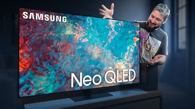 Smart Tv 55 Samsung Neo Qled 4k 55QN85A Mini Led Painel 120hz Processador Ia Som Em Movimento Tela Sem Limites