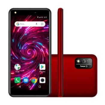 Smartphone Positivo Twist 4 64GB Dual Chip Android 10 Tela 5.5" Quad-Core 1,3 GHz 3G 8MP