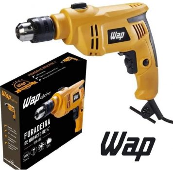 Wap Parafusadeira Furadeira Efi600 (110) Wap Wap Parafusadeira Furadeira Elétrica De Impacto 600 Amarelo E Preto