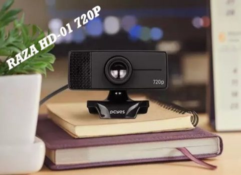 WEBCAM RAZA HD-01 720P - PCYes, Preta