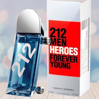 212 Heroes Carolina Herrera - Perfume Masculino - EDT - 150ML
