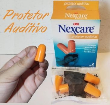 3M, Nexcare, Protetor Auditivo, Laranja - 2 Pares (4 Unidades)