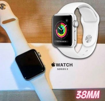 Apple Watch Series 3 (GPS), caixa em alumínio de 38 mm com Pulseira esportiva