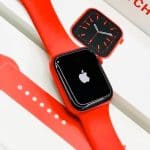 Apple Watch Series 6 (PRODUCT) RED, 40mm, GPS, com Pulseira Esportiva Vermelha