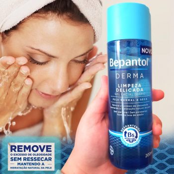 Bepantol Derma Limpeza Delicada Gel Facial Diário 200 ml, Bepantol