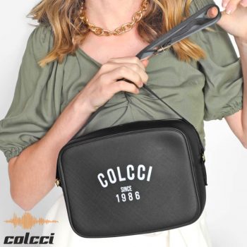 Bolsa Colcci Lettering Preta