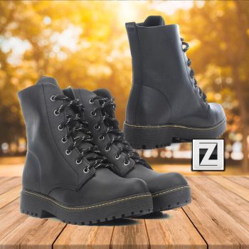Bota Coturno Look Fashion Liso Feminino
