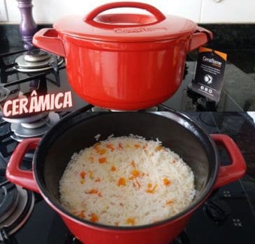 Caçarola de Cerâmica Duo+, 20cm, 2,5 Litros, Pomodoro, Ceraflame