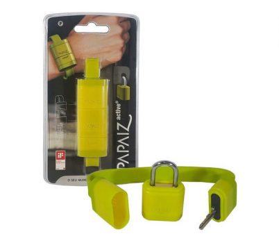 Cadeado Active, Papaiz, Amarelo, Grancde