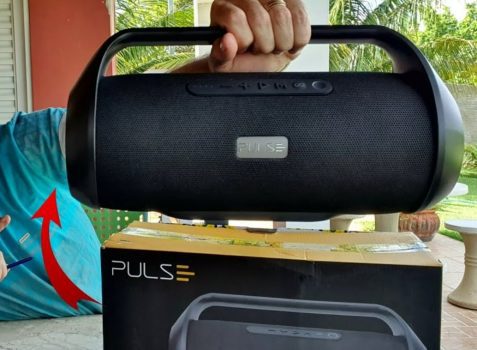 Caixa de Som BT Pulse Bluetooth Speaker SP386 Multilaser Preto