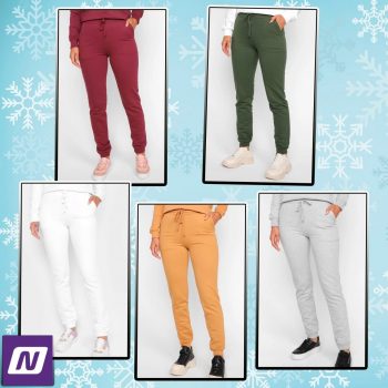 Calça Moletom Basicamente Jogger Feminina