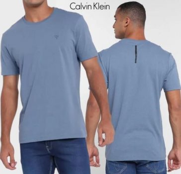 Camiseta Calvin Klein Omega Peito Masculina