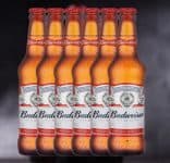 Cerveja Budweiser Long Neck 330ml Pack - 6 unidades