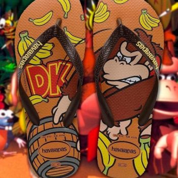 Chinelo Mario Bros, Havaianas, Adulto Unissex