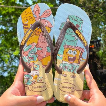 Chinelo Top Spongebob, Havaianas, Adulto Unissex