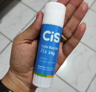 Cola Em Bastão Cis Fix 19 Gramas, Blister Com 1 Unidade