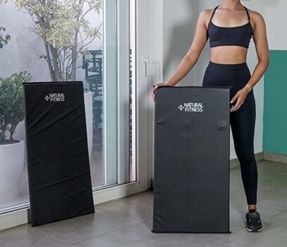 Colchonete de Academia em Espuma Alta Densidade Profissional D50 20mm Impermeável Ginastica e Pilates Costura Reforçada Fitness Exercícios Funcional Treino em Casa Mais Conforto