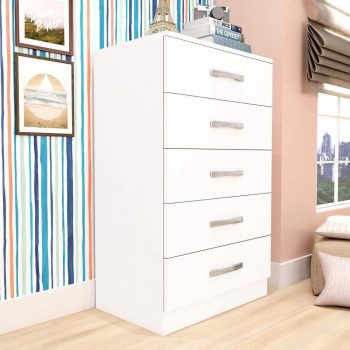 Cômoda 5 Gavetas Fellicci Branco