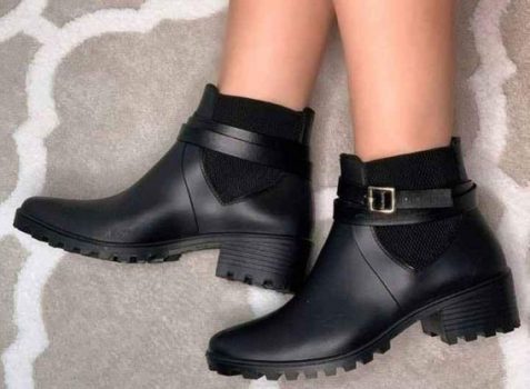 Coturno Feminino Impermeável Schiareli B752 Preto
