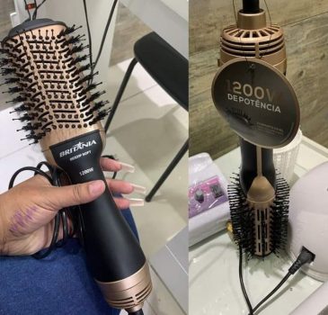 Escova Secadora Britânia BES21P Soft 1200w 127V Bronze