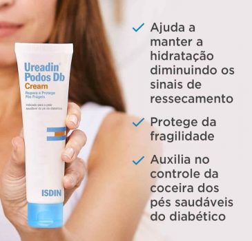 Hidratante para os Pés do diabético ISDIN Ureadin Podos DB - 102g