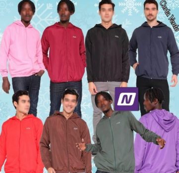 Jaquetas Adx Corta Vento Com Capuz Tac Tel Masculina