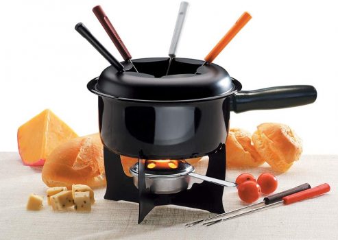 Jogo De Fondue Esmaltada Inox 1,25L 10 Çs 1214/116 Brinox