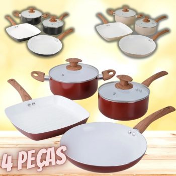 Jogo de Panelas Classic 4 peças - La Cuisine