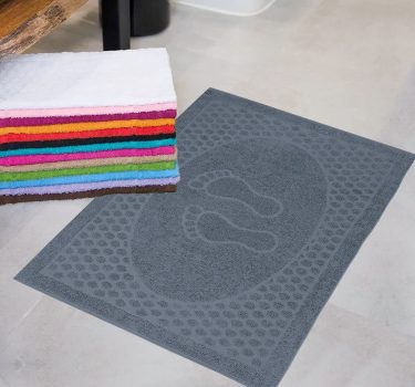 Kit Com 10 Toalhas de Piso Para Banheiro Paris 45x70cm – Central Toalhas (Masculinas)