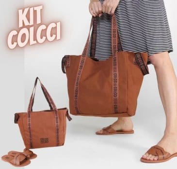 Kit de Bolsa Shopper + Rasteira Colcci 158.01.01525
