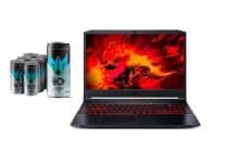 Kit - Notebook Gamer, Acer Nitro 5 AN517-52-50RS, Intel Core I5, Windows 11 Home, 8GB, 512GB SSD, GTX 1650, 17.3'' + Energético Predatorshot