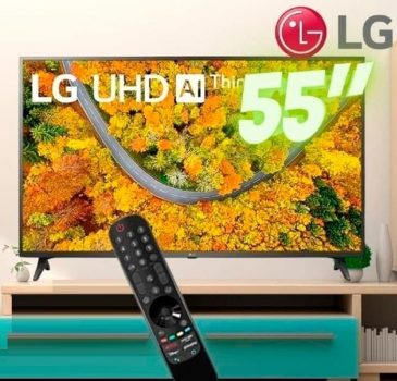 LG SMARTV 55 4K UHD BLUETOOH WIFI IA THINQ AI GOOGLE ASSIS ALEXA