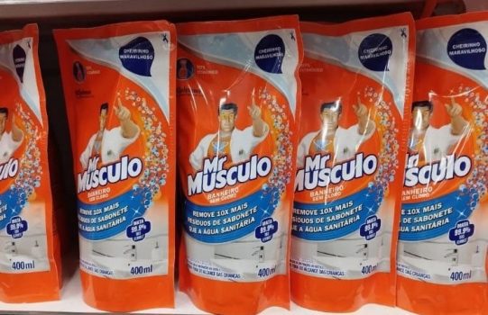 Limpador Banheiro Sachet, Mr. Músculo, 400ml