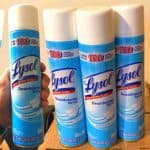 LYSOL Desinfetante Spray - Pureza do Algodão 295g, Azul