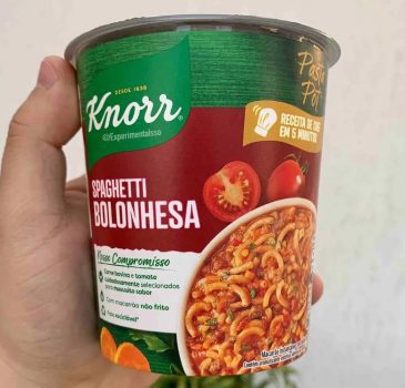 Macarrão Instantâneo Espaguete Bolonhesa Knorr Pasta Pot Copo 68g