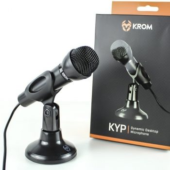 Microfone Streamer Nox Krom P2 Preto KYP - NXKROMKYP