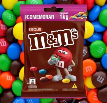 M&M`S Confeito Chocolate Ao Leite 1Kg Mars