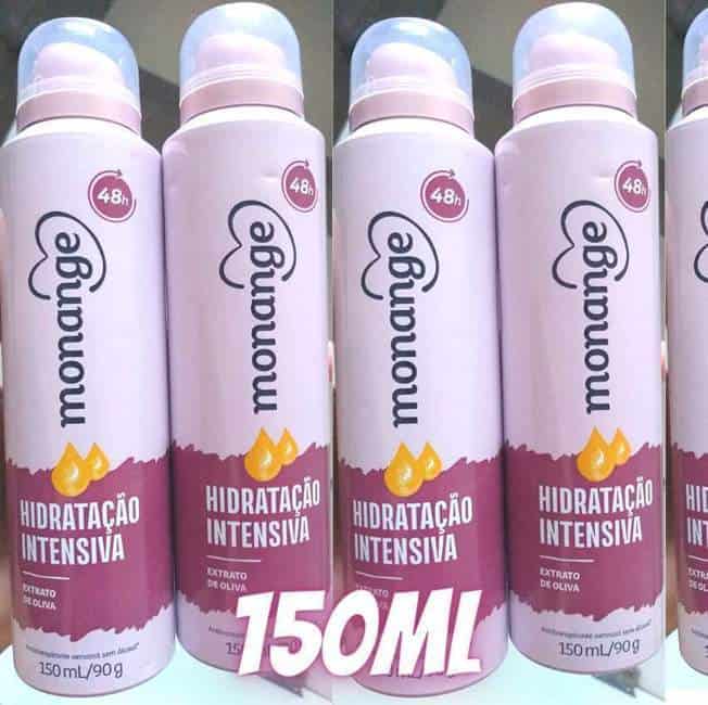 Monange Desodorante Aerossol Hidratação Intensiva 150Ml (90G)