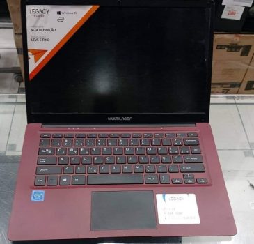 Notebook Legacy C 14 Pol 2GB 32GB Atom Win Vermelho - PC132