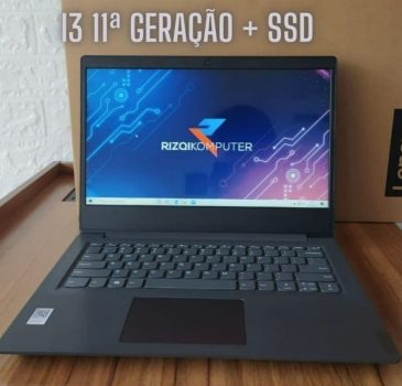 Notebook Lenovo V14 I3-1115g4 4gb 128gb Ssd W11 Home 14 Hd 82nm000xbr Preto