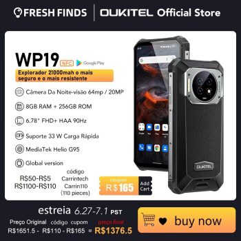 OUKITEL WP19 Cupom