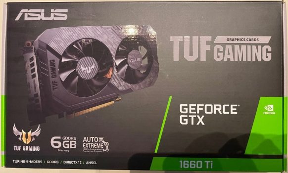 Placa de Video Asus GeForce GTX 1660 Ti TUF Gaming OC 6GB GDDR6 192-bit TUF-GTX1660TI-O6G-EVO-GAMING