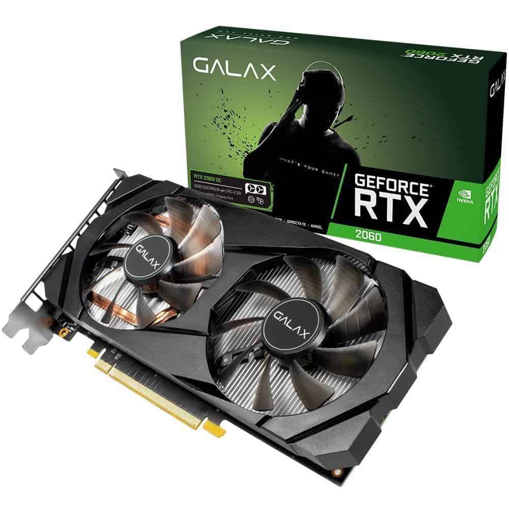 Placa De Vídeo Galax Nvidia Geforce Rtx 2060 6gb Gddr6 Promotop