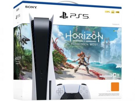 PlayStation 5 825GB 1 Controle Branco Sony - com Horizon Forbidden West Pré-Venda