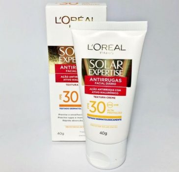 Protetor Solar Facial L'Oréal Paris Solar Expertise Antirrugas FPS 30, 40g